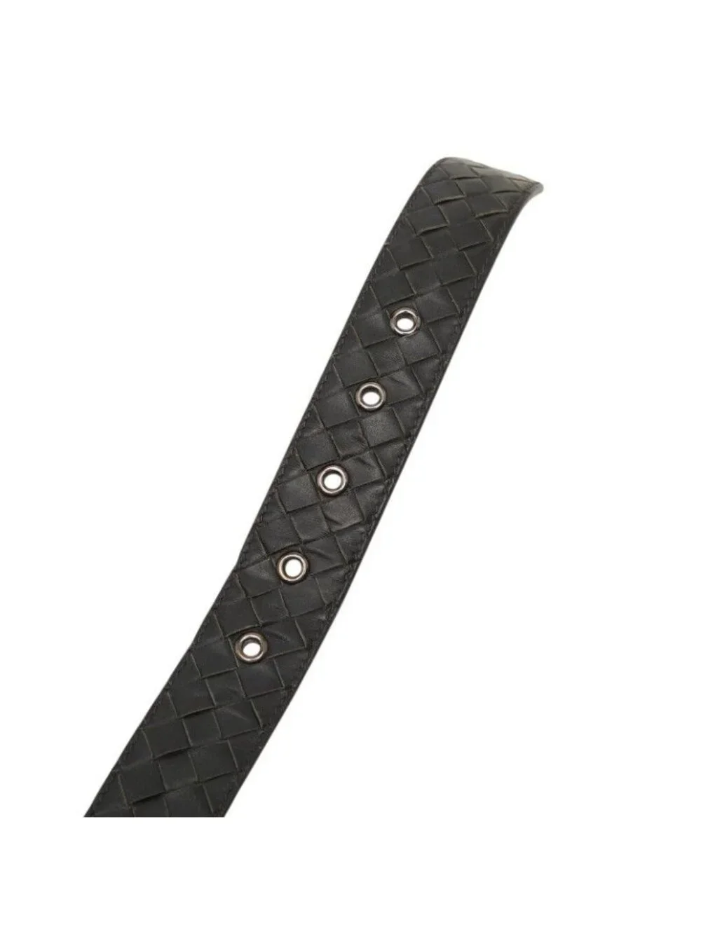 Bottega Veneta Intrecciato Belt 95 33 Black Leather
